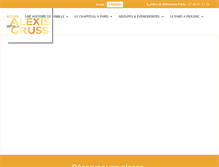 Tablet Screenshot of alexis-gruss.com